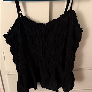 Torrid scrunch Black Women's tank 5X